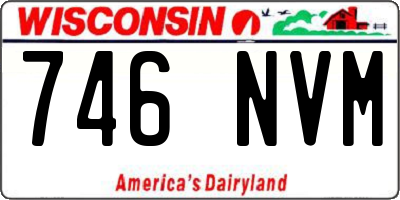WI license plate 746NVM