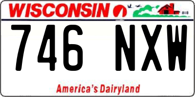 WI license plate 746NXW