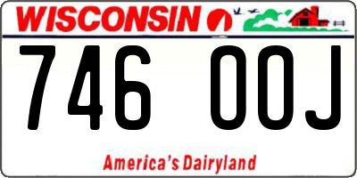 WI license plate 746OOJ