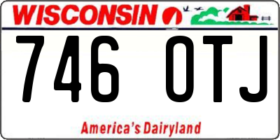 WI license plate 746OTJ