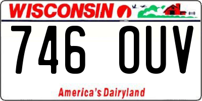 WI license plate 746OUV