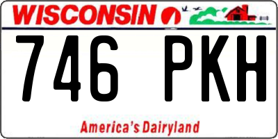 WI license plate 746PKH