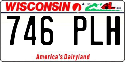 WI license plate 746PLH