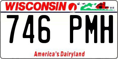 WI license plate 746PMH