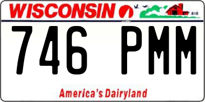 WI license plate 746PMM