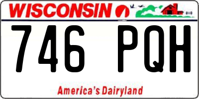 WI license plate 746PQH