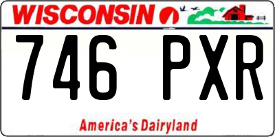 WI license plate 746PXR
