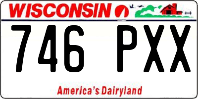 WI license plate 746PXX