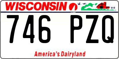 WI license plate 746PZQ