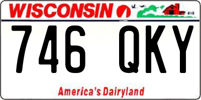 WI license plate 746QKY