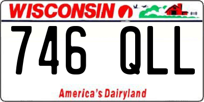 WI license plate 746QLL