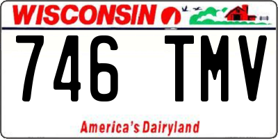 WI license plate 746TMV