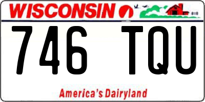 WI license plate 746TQU