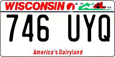WI license plate 746UYQ
