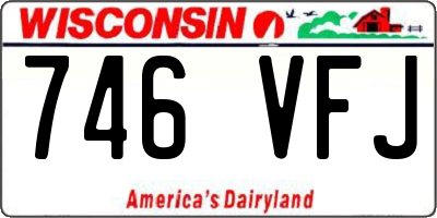 WI license plate 746VFJ