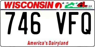 WI license plate 746VFQ