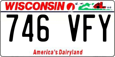 WI license plate 746VFY