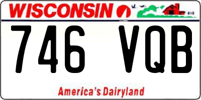 WI license plate 746VQB