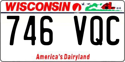 WI license plate 746VQC