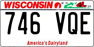 WI license plate 746VQE