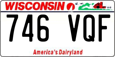 WI license plate 746VQF