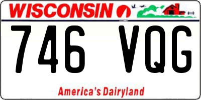 WI license plate 746VQG