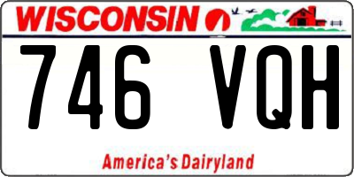 WI license plate 746VQH