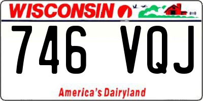 WI license plate 746VQJ