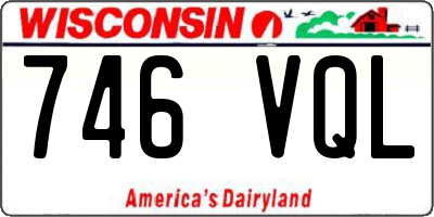 WI license plate 746VQL