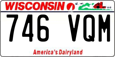 WI license plate 746VQM