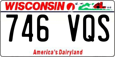 WI license plate 746VQS