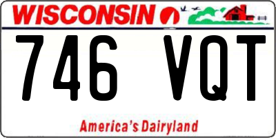 WI license plate 746VQT