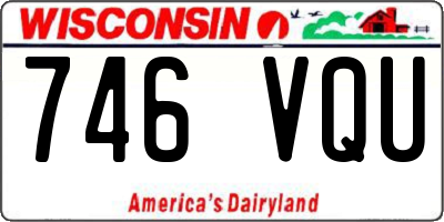 WI license plate 746VQU