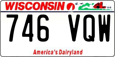 WI license plate 746VQW