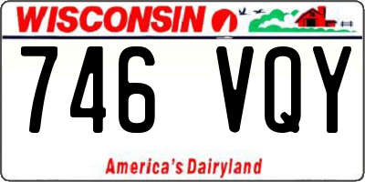 WI license plate 746VQY