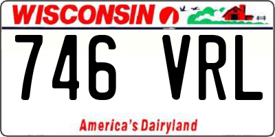 WI license plate 746VRL