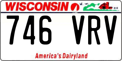 WI license plate 746VRV