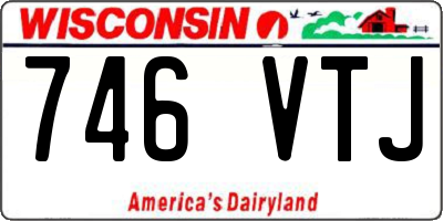 WI license plate 746VTJ