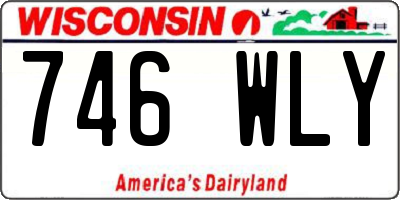 WI license plate 746WLY