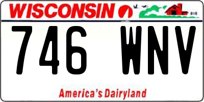 WI license plate 746WNV