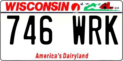 WI license plate 746WRK