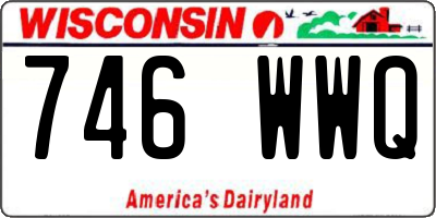 WI license plate 746WWQ