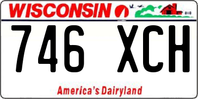 WI license plate 746XCH