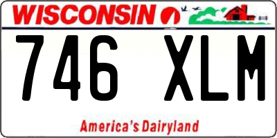 WI license plate 746XLM
