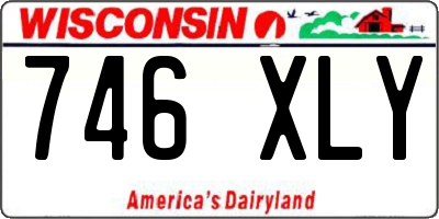 WI license plate 746XLY