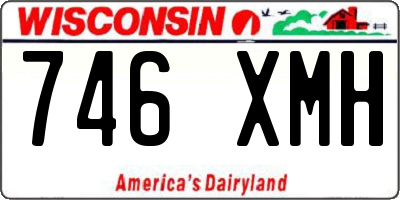 WI license plate 746XMH