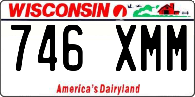 WI license plate 746XMM
