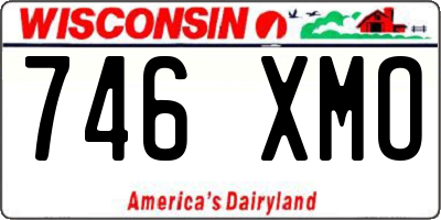 WI license plate 746XMO