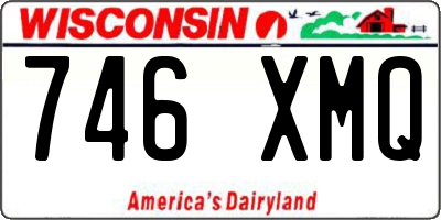 WI license plate 746XMQ