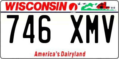 WI license plate 746XMV
